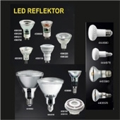 LED REFLEKTOR GU10, Mr16, MR11, Par 30, Par 38,  AR 111, R7s
